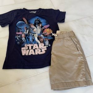 Bundle of size 10 CrewCuts outfit- shorts and tshirt. Used condition